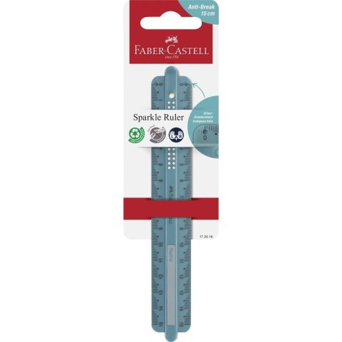 Linijka Sparkle Ocean 15cm