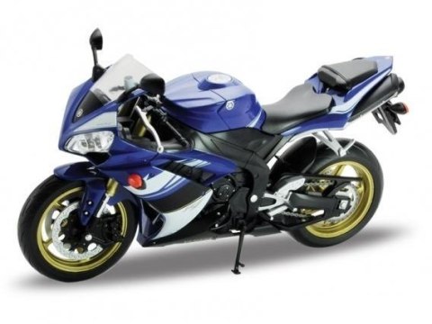 Motocykl Yamaha YZF-R1 granatowy 1:10 WELLY