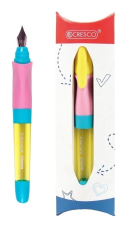 Pióro wieczne First Pen 3 do nauki pisania żółte