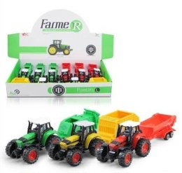 Traktor z przyczepą mix