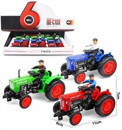 Traktor z rolnikiem mix