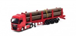 Truck MAN TGX z drewnem 1:64 WELLY