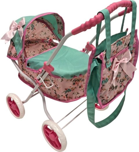 Wózek dla lalek głęboki z torbą