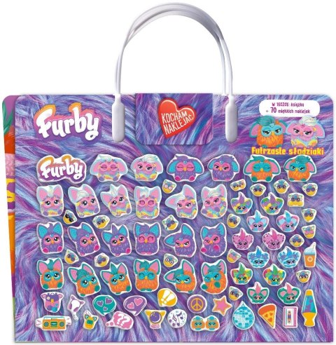 Furby. Kocham naklejać. Futrzaste słodziaki. Furby