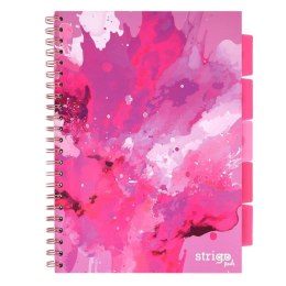 Kołozeszyt Pads A4/100K kratka Fusion różowy