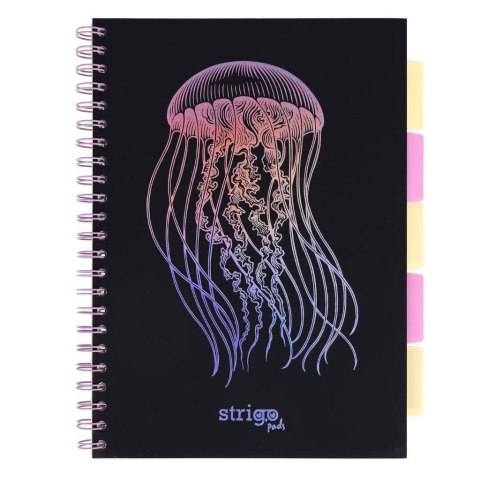 Kołozeszyt Pads A4/100K kratka Głębiny Meduza