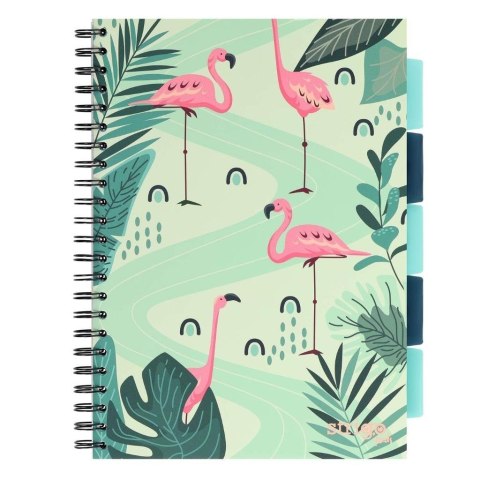 Kołozeszyt Pads A4/100K kratka Jungla zielony