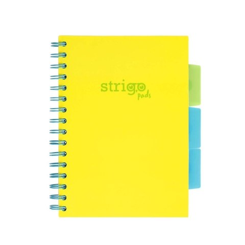 Kołozeszyt Pads A5/100K linia Neon żółty