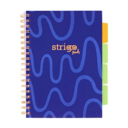 Kołozeszyt Pads B5/100K kratka Neon granatowy