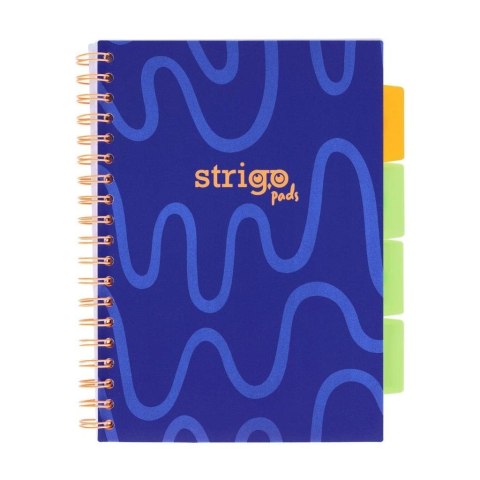 Kołozeszyt Pads B5/100K kratka Neon granatowy