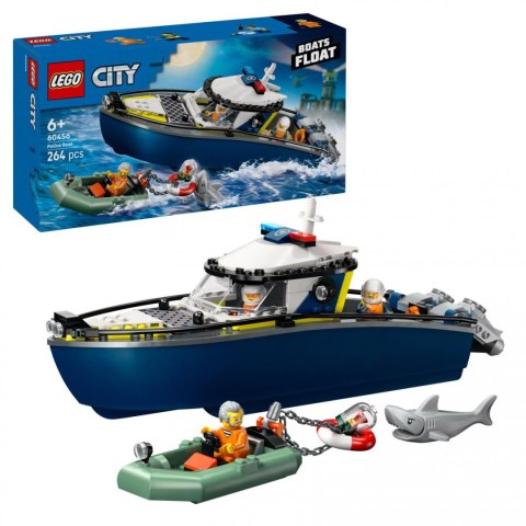 LEGO(R) CITY 60456 (4szt) Pościg łodzią policyjną