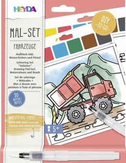 Malowanka wodna - Pojazdy