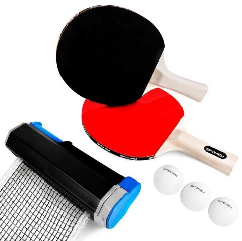 Zestaw Ping Pong 2 rakietki + rollnet + 2 piłeczki