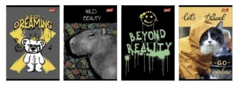 Zeszyt A4/80K linia mix (5szt)