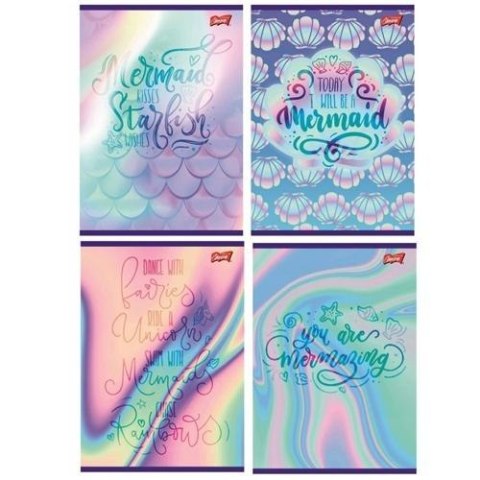 Zeszyt A5/16K kratka Pastel Mermaid (15szt)