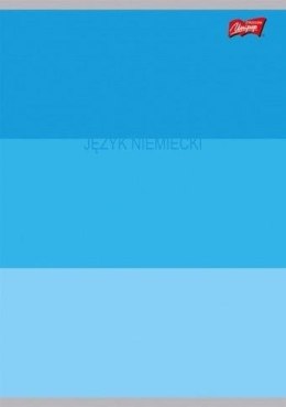 Zeszyt A5/60K kratka Niemiecki ze ściągą (10szt)