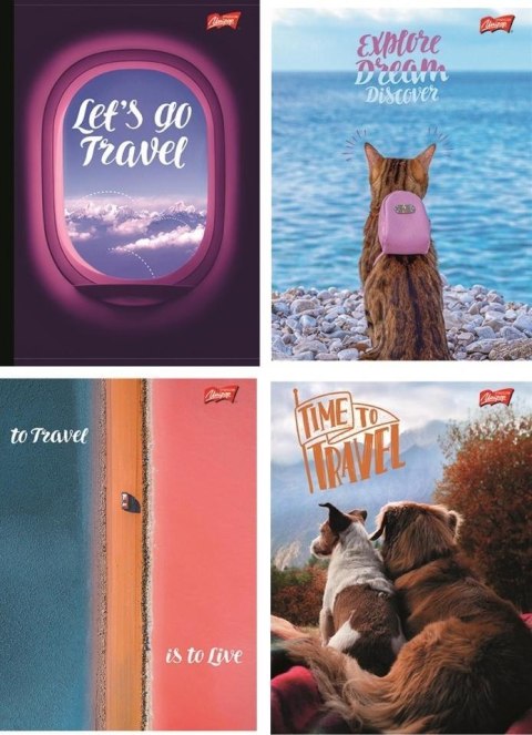 Zeszyt A5/60K linia Travel (10szt)
