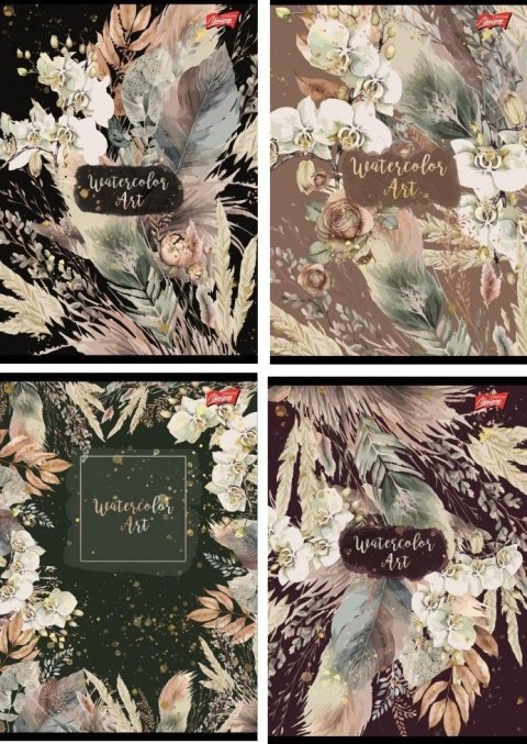 Zeszyt A5/60K linia Watercolor Art (10szt)