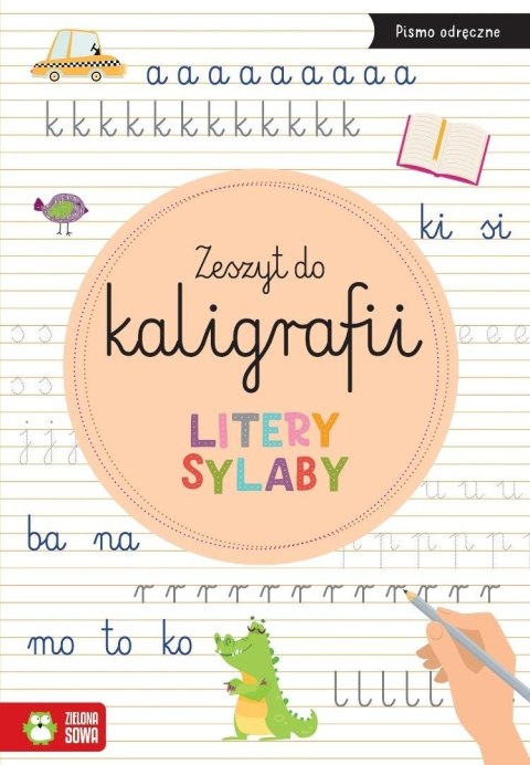 Zeszyt do kaligrafii. Litery, sylaby