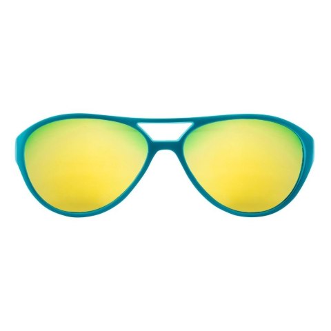 Okulary zielone lustrzane soczewki + etui 36m+