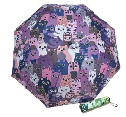 Parasolka koty 55cm MIX