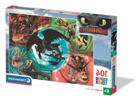 Puzzle 104 Super Kolor How To Train Your Dragon