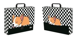 Teczka z rączką A4 XL Sleepy Corgi