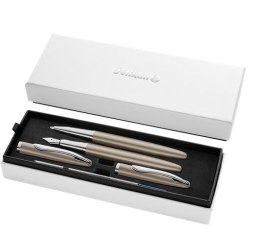 Zestaw Jazz Noble Taupe pióro wieczne + pióro kulk