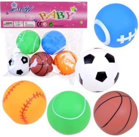 Zestaw miękkich piłek 5szt