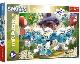 Puzzle 100 Poznaj Smerfy TREFL