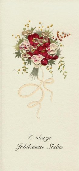 Karnet Rocznica DL J03 - Bukiet