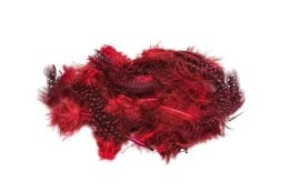 Piórka nakrapiane czerwone 3g
