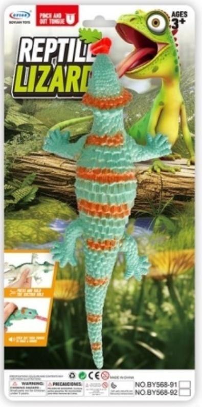 Jaszczurka z wyciąganym językiem 27cm