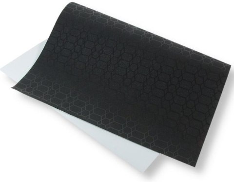 Papier ozdobny brokatowy 140g 40x60cm czarny 5ark