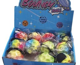 Piłeczka na gumce z rzepem MIX