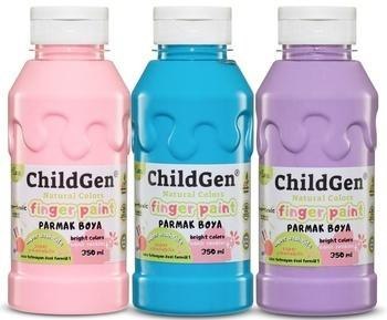 Farby do malowania palcami 3x350ml