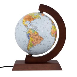 Globus polityczny drewniana opr. podświet. 25cm CZ