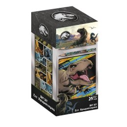 Kolorowanka z piórnikiem Jurassic