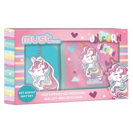 Portfel z breloczkiem Jednorożec