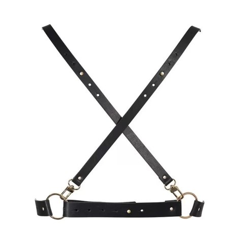UPRZĄŻ BIJOUX MAZE - X HARNESS BLACK 39-0006