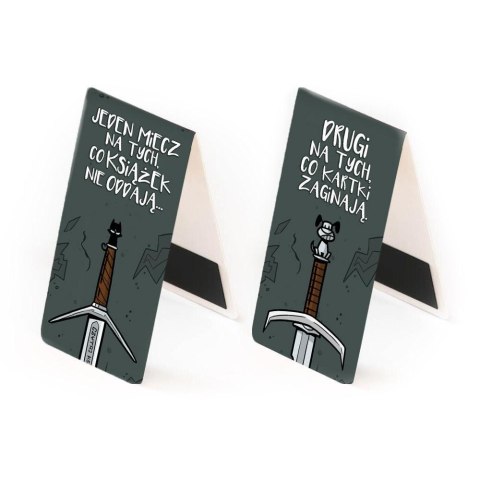 Zakładka magnetyczna - Dwa miecze