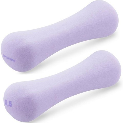 Zestaw hantli 2x0,5kg Bone fiolet