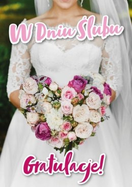 Karnet Ślub 3D B6