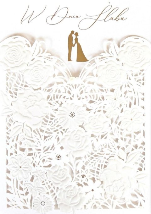 Karnet Ślub laser KP-286