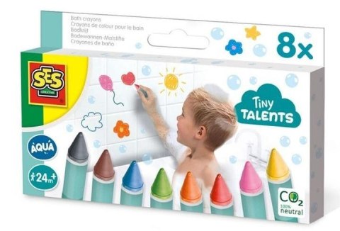Kredki do kąpieli 8 kolorów