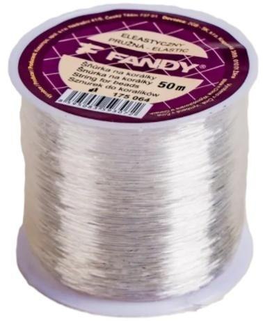 Sznurek elastyczny do koralików 50m