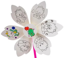 Wiatraczek Tinting do kolorowania dino