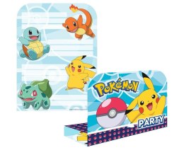 Zaproszenia z kopertami Pokemon 8szt