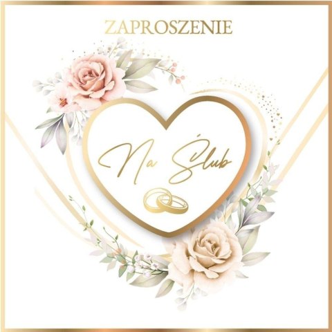 Zaproszenie Ślub (5szt)