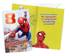 Karnet Urodziny 8 Spider-Man